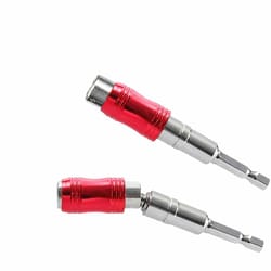 magnetic bit holder quick release hex shank extension for drill and screwdriver bits