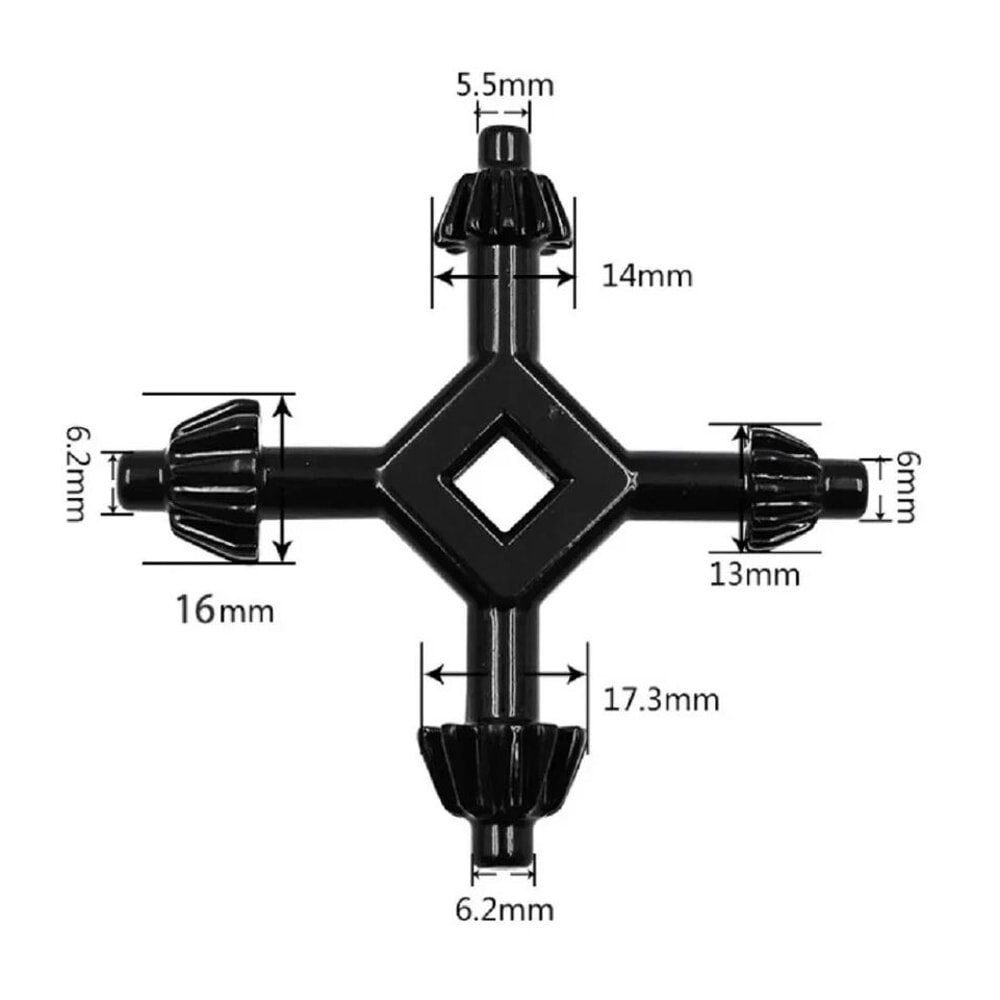 Way Drill Press Chuck Key Universal Carbon Steel Chucks 4