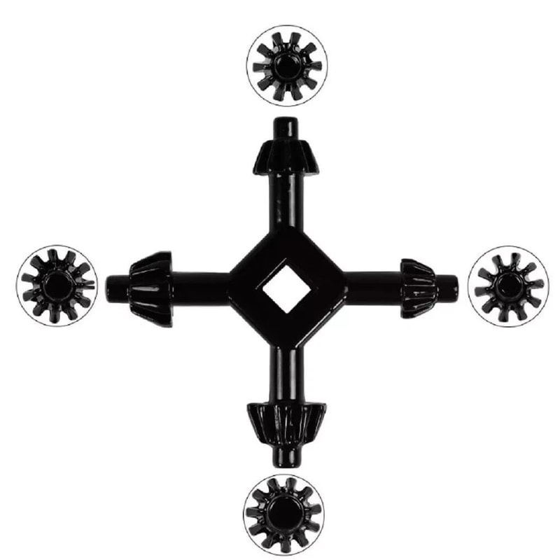 Way Drill Press Chuck Key Universal Carbon Steel Chucks 5