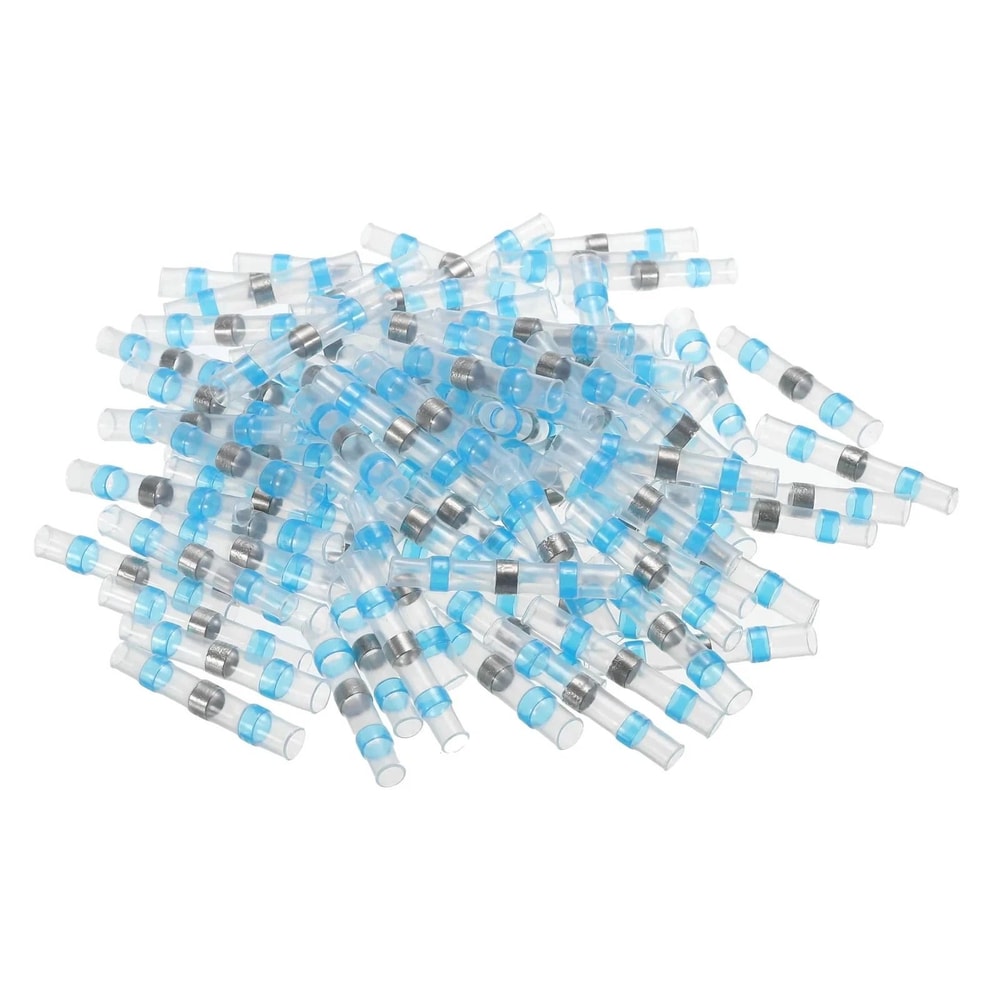 Solder Seal Wire Connectors AWG Waterproof Heat Shrink Butt Connectors For Marine Auto Wiring 0