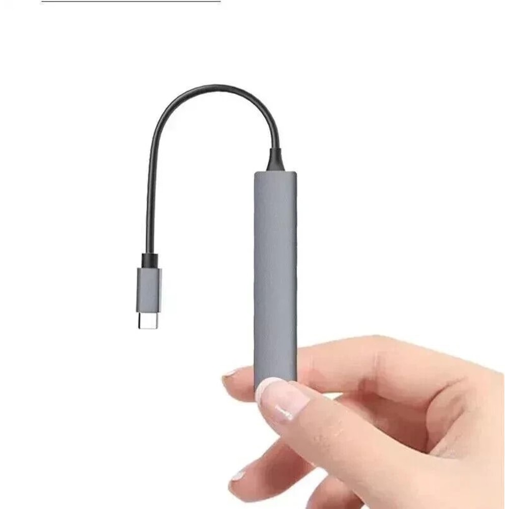 USB C Hub Ethernet Multiport Adapter With HDMI For MacBook Pro Air IPad Pro Laptop 3