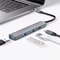 USB C Hub Ethernet Multiport Adapter With HDMI For MacBook Pro Air IPad Pro Laptop 0