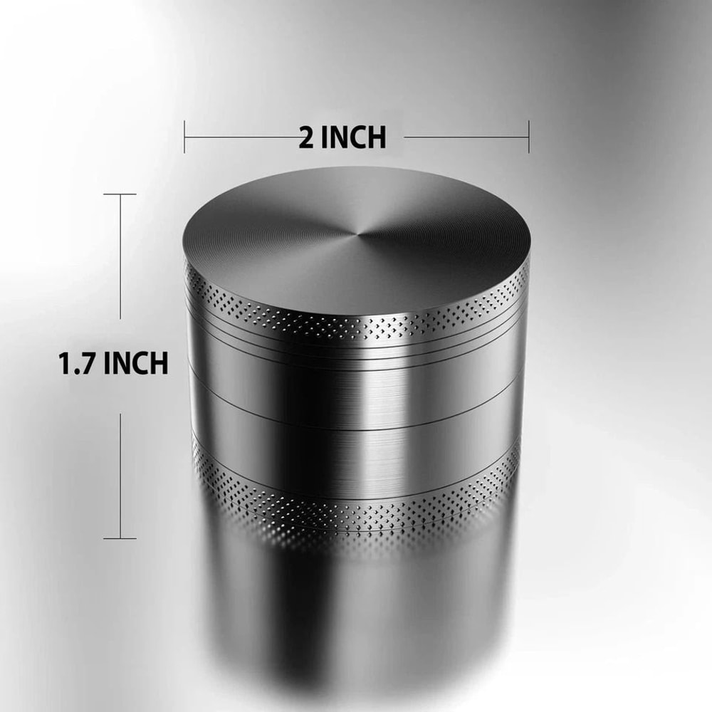 Herb Grinder With Handle Metal Tobacco And Spice Crusher 1