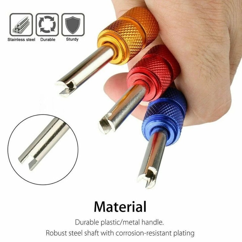 DualSize HVAC Schrader Valve Core Remover Installer Tool For Automotive And Truck AC Systems 3