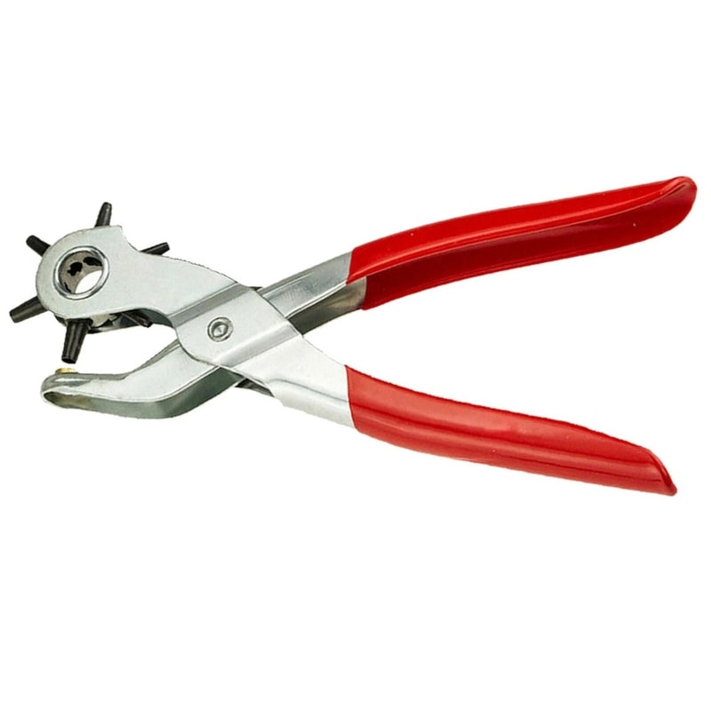 HeavyDuty Leather Hole Punch Tool Revolving Pliers For Belt Craft Use 0