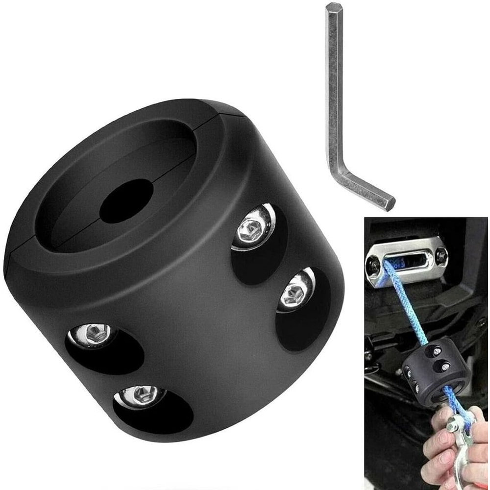 Heavy Duty ATV UTV Winch Stopper And Waterproof Cable Line Saver 1