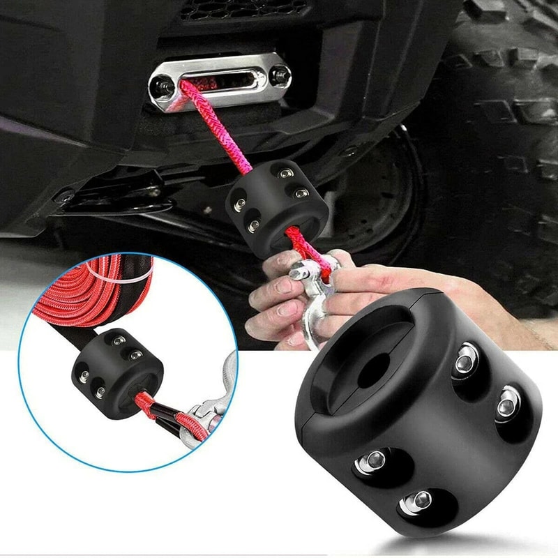 Heavy Duty ATV UTV Winch Stopper And Waterproof Cable Line Saver 8