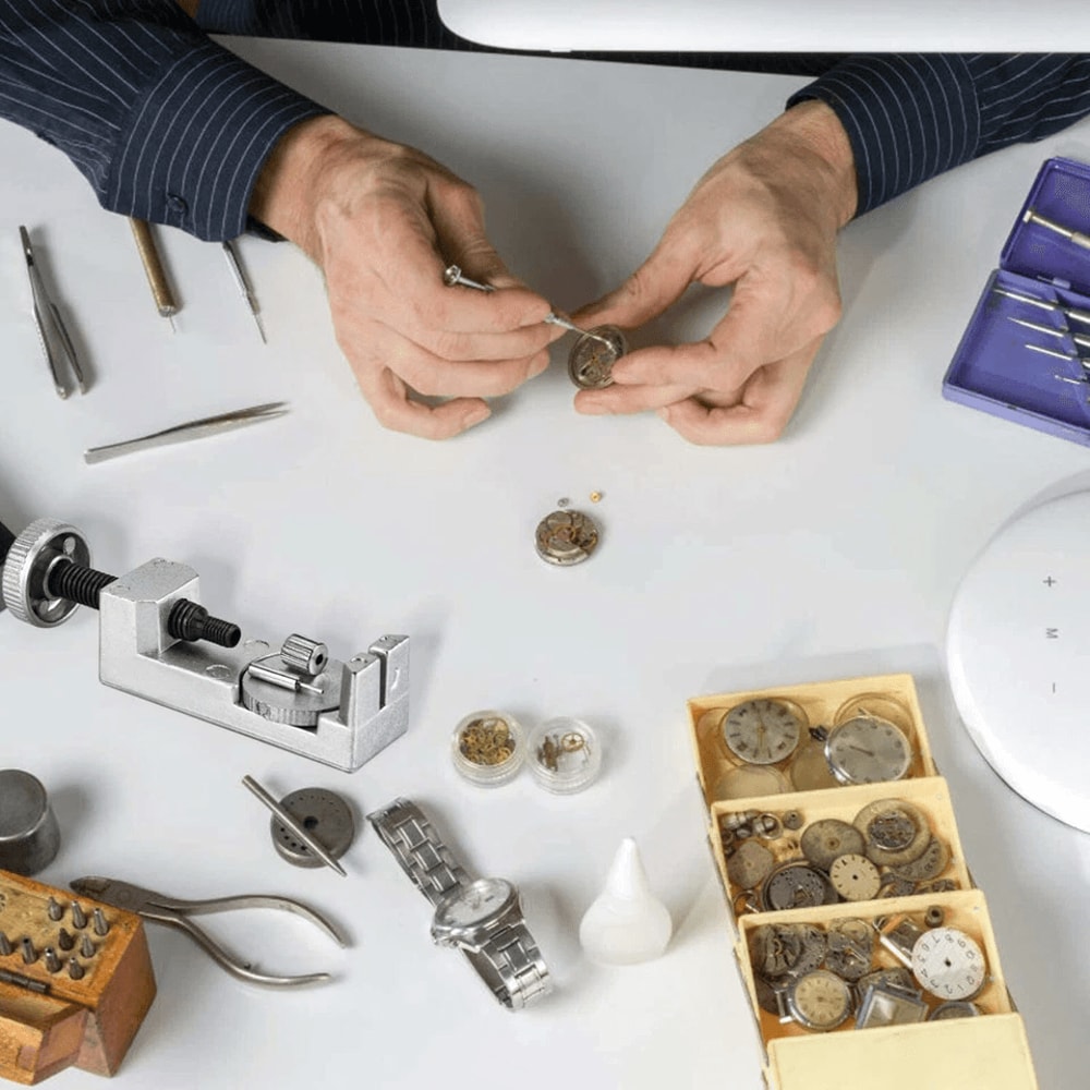 Metal Adjustable Watch Band Repair Kit Strap Link Pin Remover Tool Set For Quick Adjustments 5