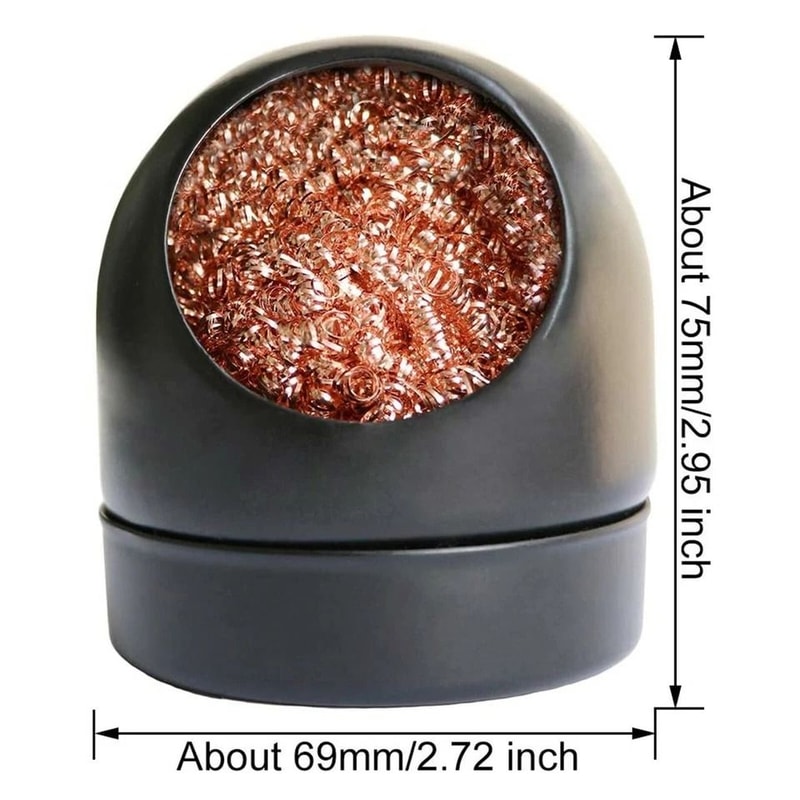 Heavy Duty Soldering Tip Cleaner Stainless Steel Iron Head Wire Ball For Welding 3