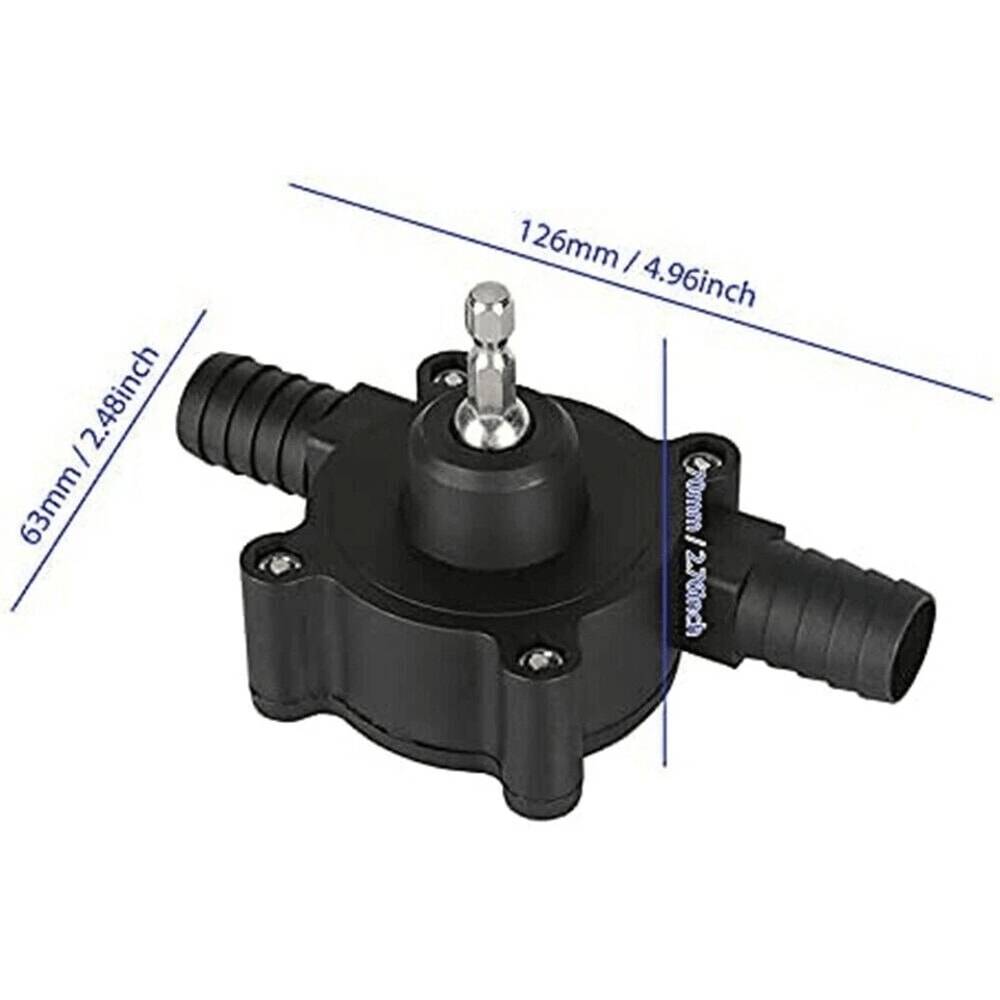 Electric Drill Drive SelfPriming Pump For Water And Oil Fluid Transfer 7