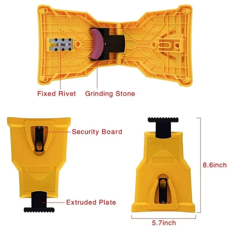 Chainsaw Blade Sharpener With Stones For Chain Saw Blades Fast Efficient Sharpening Tool 1