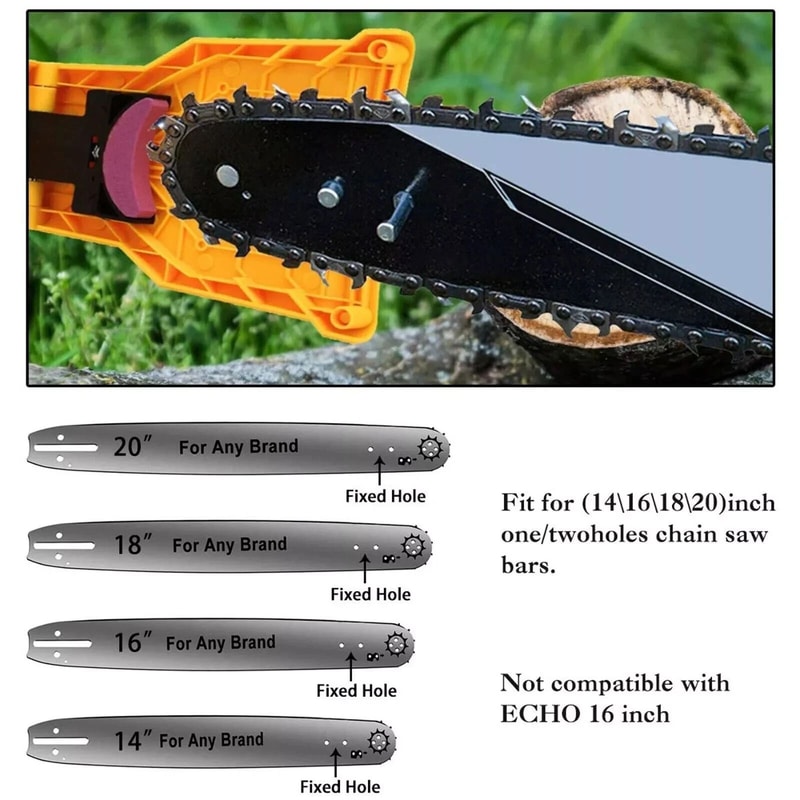 Chainsaw Blade Sharpener With Stones For Chain Saw Blades Fast Efficient Sharpening Tool 6