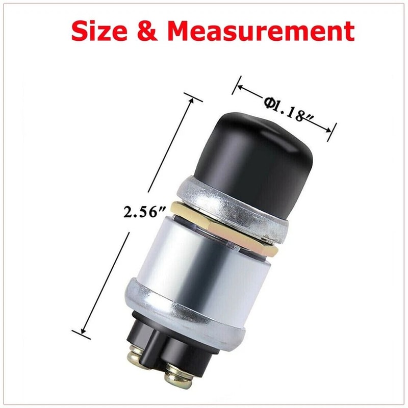 Waterproof Push Button Switch For Ignition Durable Engine Start Button For Car Boat Or Track 1