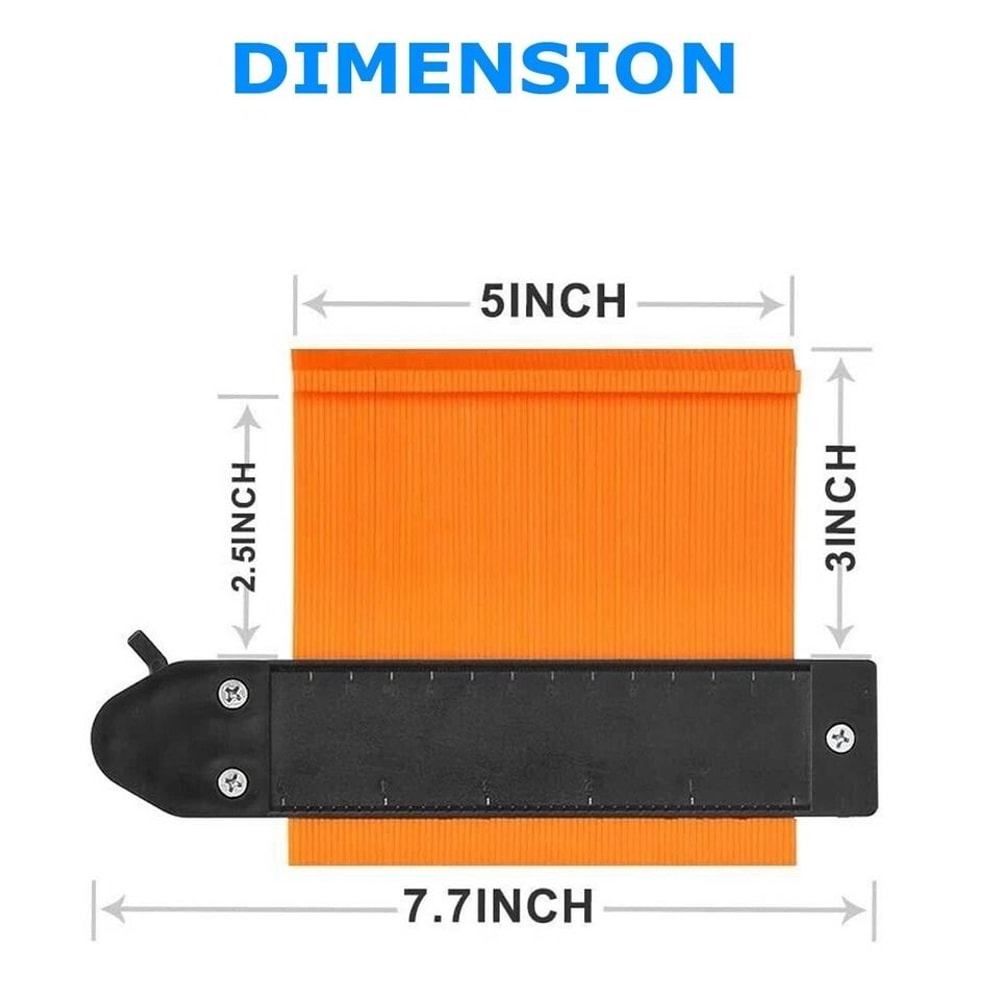 Plastic Contour Gauge Tool For Woodworking Accurate Irregular Shape Duplicator 1