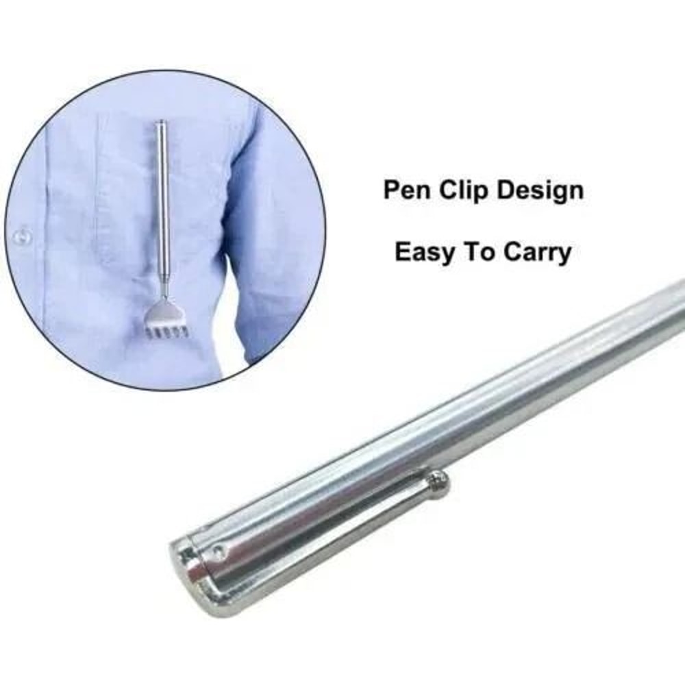 Stainless Steel Telescopic Back Scratcher Extendable Claw Extender For Pain Relief 4