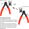 HeavyDuty Snap Ring Pliers Set Adjustable Circlip Retaining Clip Tool 2