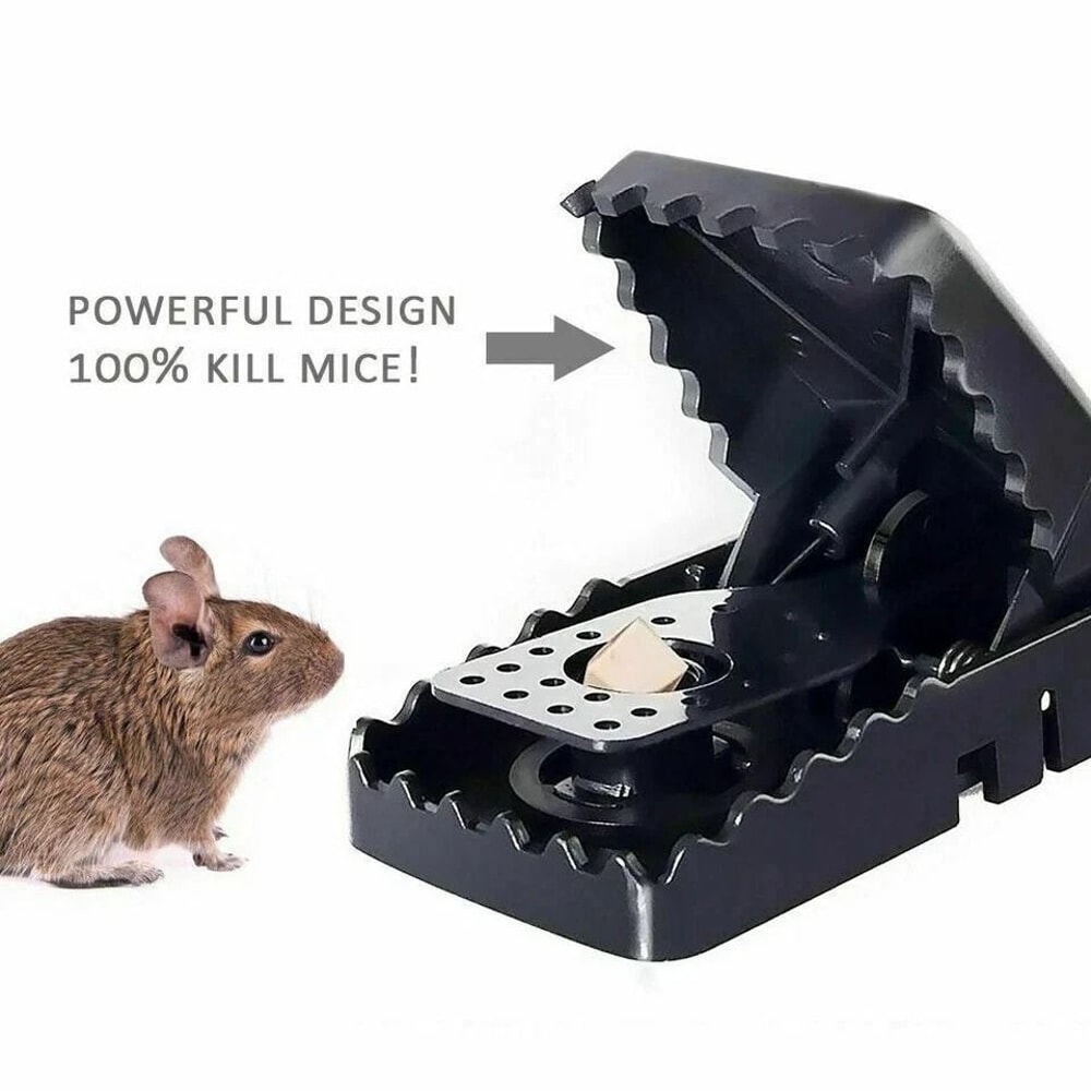 Heavy Duty Rodent Control Snap Traps Reusable Mouse Traps For Rats Mice 7