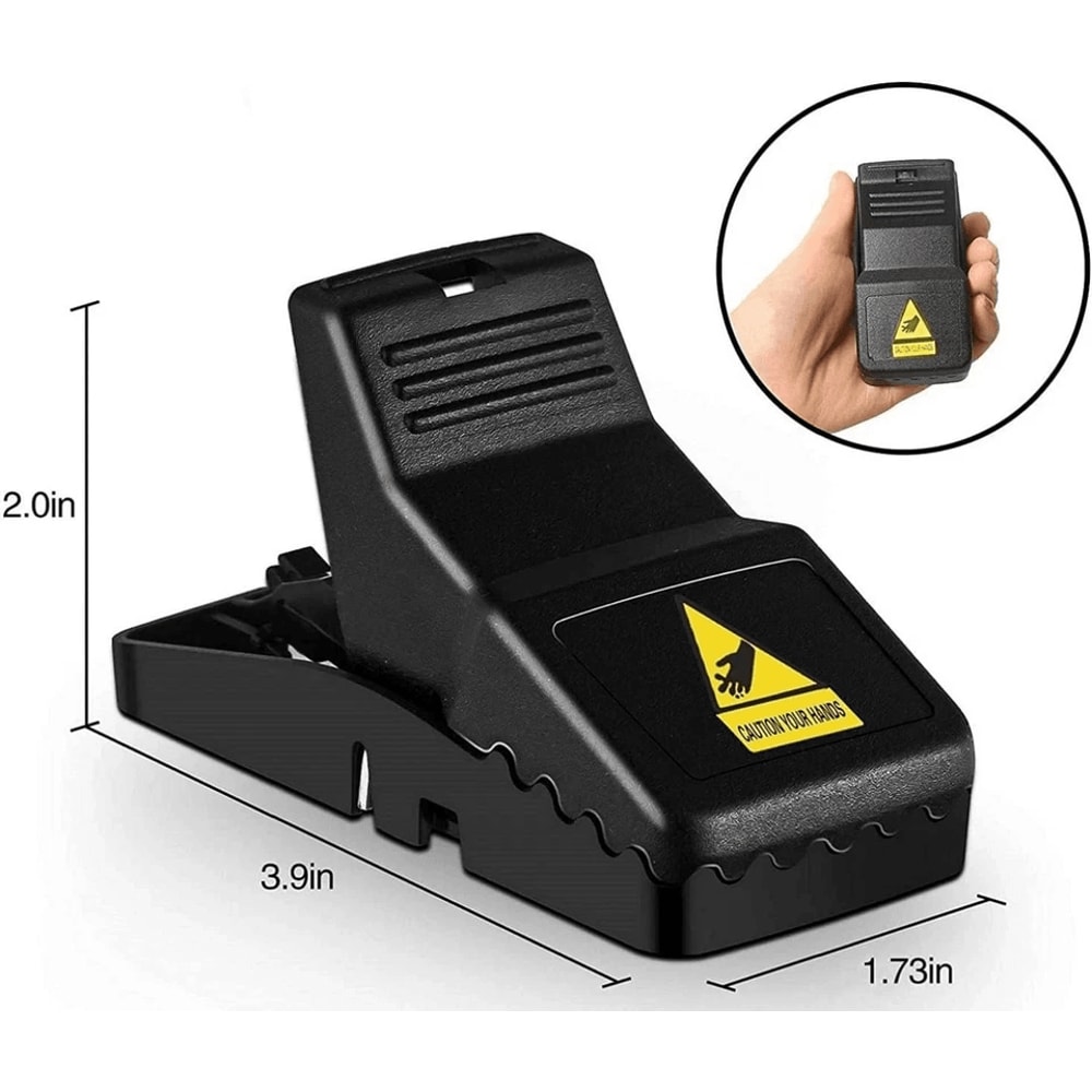 Heavy Duty Rodent Control Snap Traps Reusable Mouse Traps For Rats Mice 11