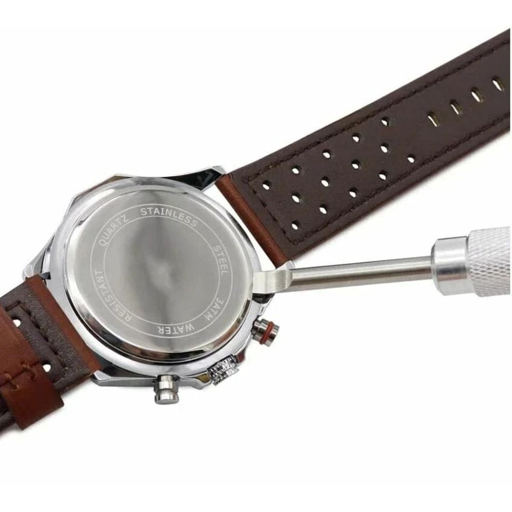 Watch Back Case Opener Wrench Repair Kit For Easy Watch Servicing 4