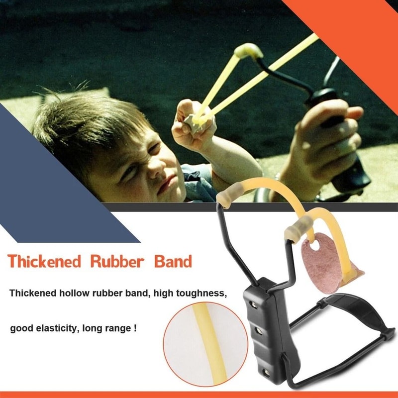 High Velocity Folding Wrist Slingshot Powerful Hunting Catapult For Outdoor Use 6
