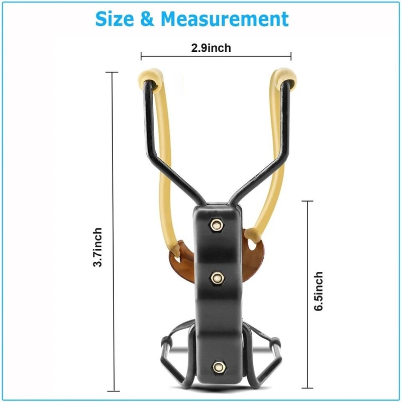 High Velocity Folding Wrist Slingshot Powerful Hunting Catapult For Outdoor Use 7