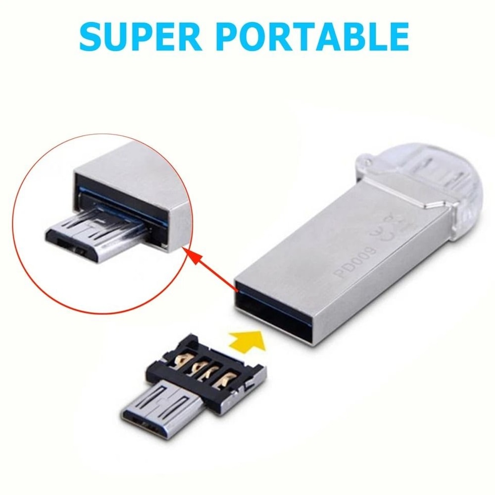 Micro USB OTG Adapter Converter For Android Phones Tablets USB Female Connector 5
