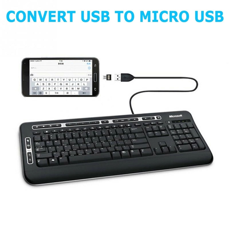 Micro USB OTG Adapter Converter For Android Phones Tablets USB Female Connector 6