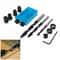 Pocket Hole Jig Kit Woodworking Drill Guide Angle Locator 3