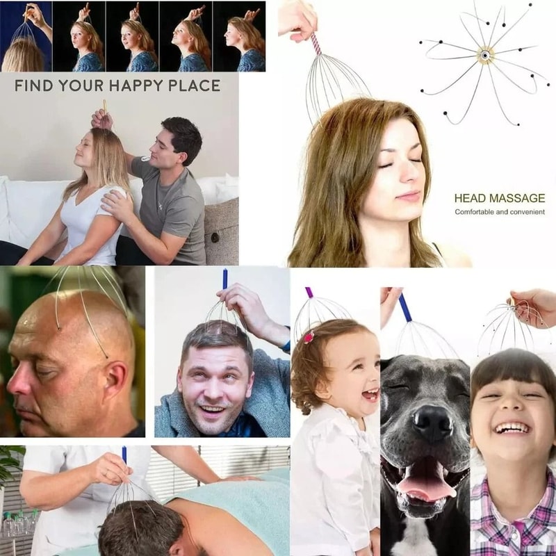 Octopus Scalp Massager And Head Massager For Stress Relief 4