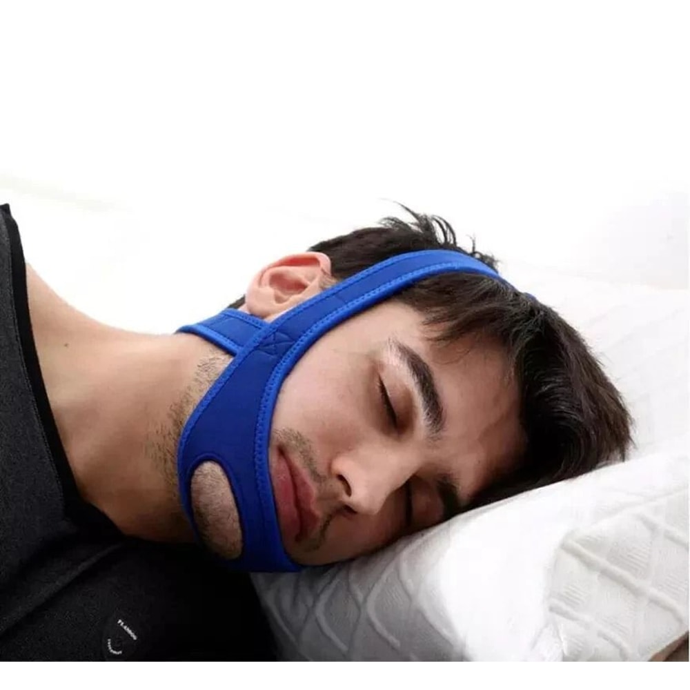 QuietSleep Anti Snoring Chin Strap Adjustable Jaw Support For Sleeping 1
