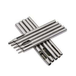 leather hole punch set heavy duty steel hollow hole punch set