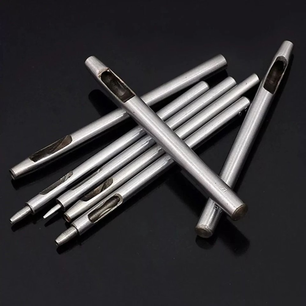 Leather Hole Punch Set Heavy Duty Steel Hollow Hole Punch Set 2
