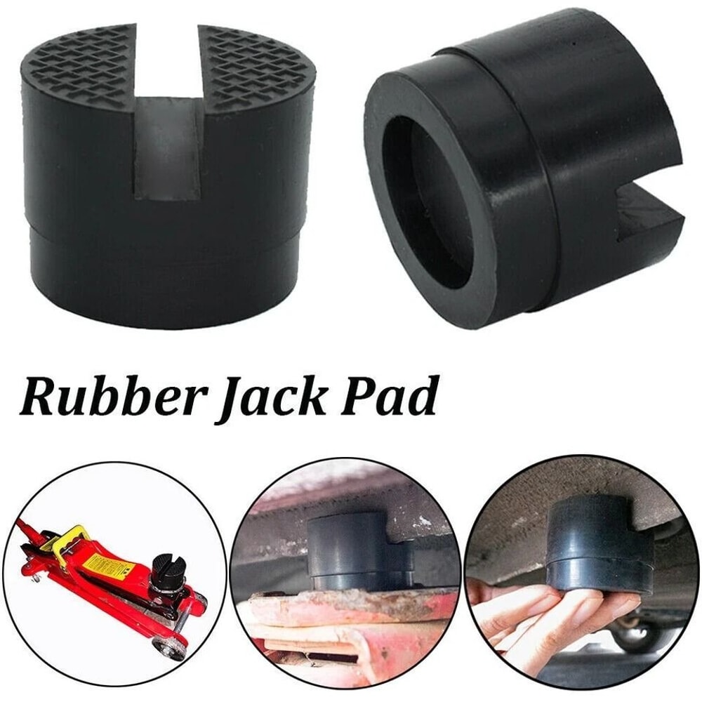Universal Jack Pad Adapter Rubber Pinch Weld Protector For Floor Jack Frame Rail Safety 1