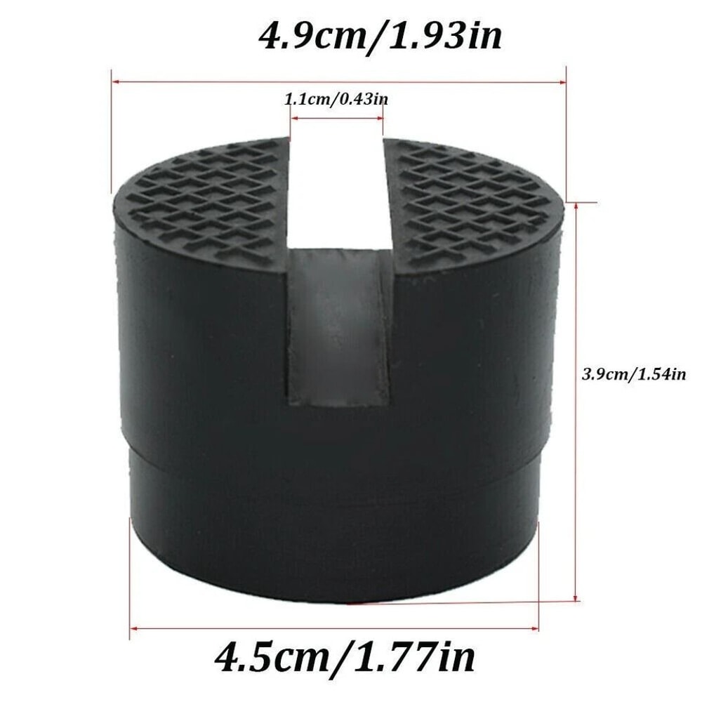 Universal Jack Pad Adapter Rubber Pinch Weld Protector For Floor Jack Frame Rail Safety 2