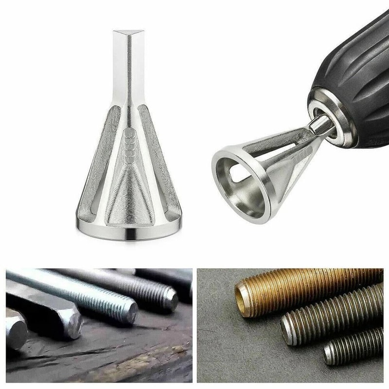 Deburring External Chamfer Tool Set For Drill Bit Bolt Thread Repair 1