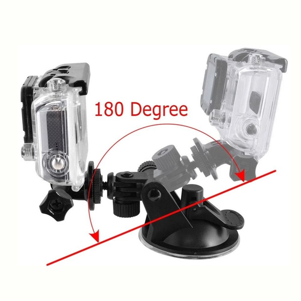 Suction Cup Mount Windshield Camera Holder For Car Window Travel Recording 3