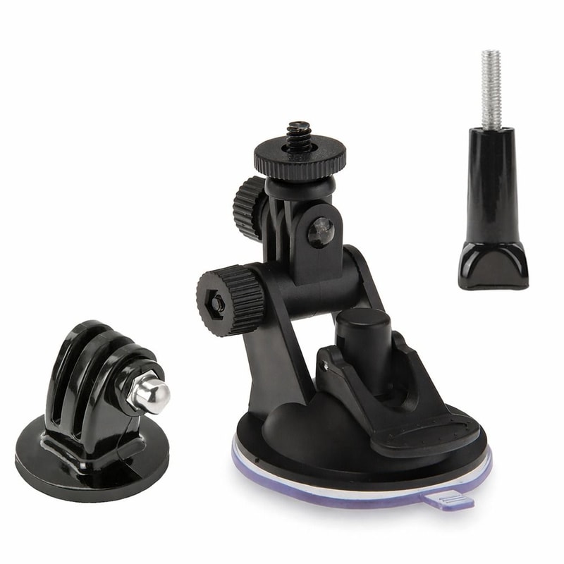 Suction Cup Mount Windshield Camera Holder For Car Window Travel Recording 0