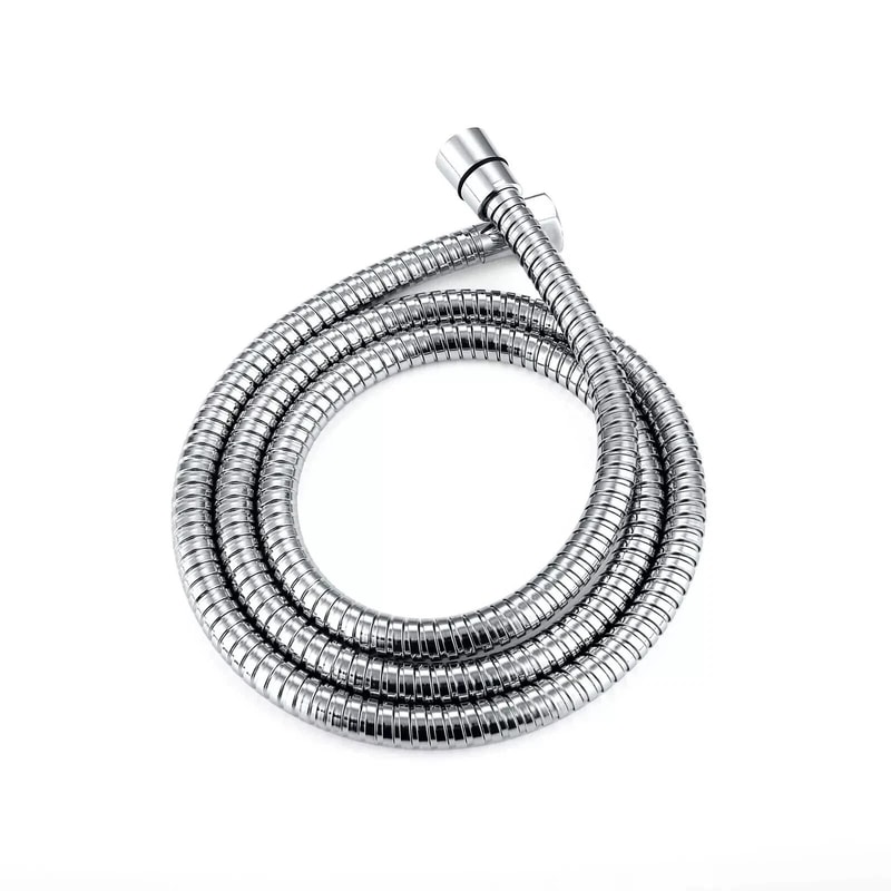 Stainless Steel Handheld Shower Hose Universal Replacement For RV Or Home 0