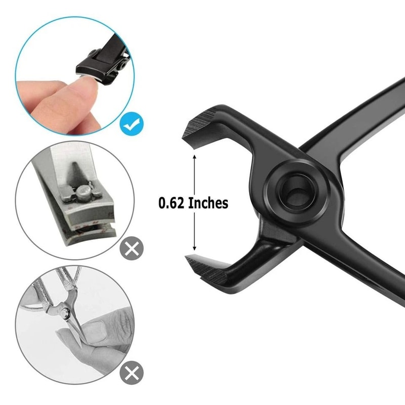 Heavy Duty Extra Large Toenail Clippers For Thick Nails Stainless Steel Precision Cutter 3