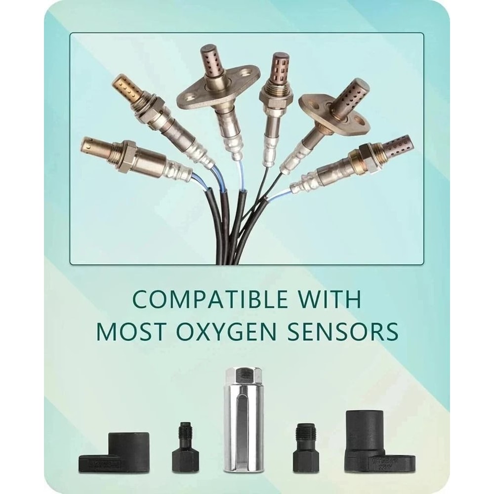 Oxygen Sensor Socket And Thread Chaser O2 Sensor Removal Tool 8