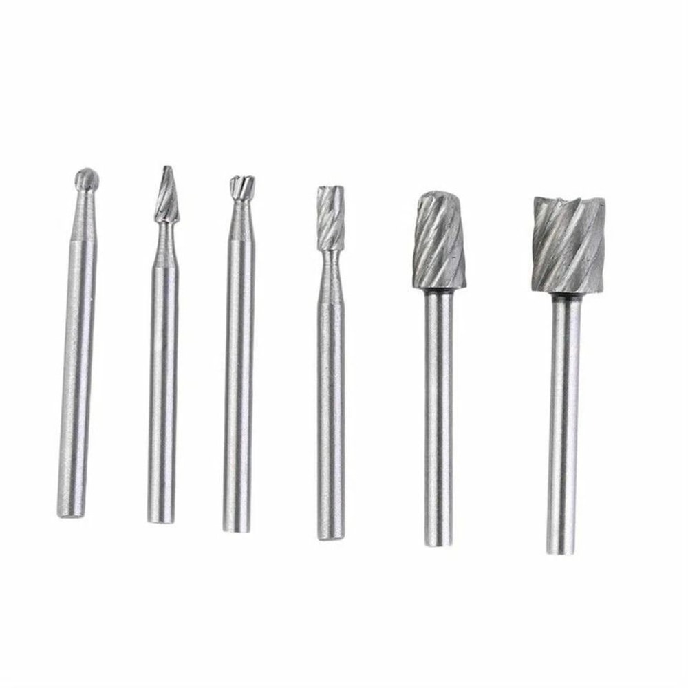 Tungsten Carbide Burr Set For Dremel Shank Rotary Tool Carving Bits 0