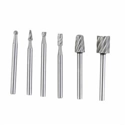 tungsten carbide burr set for dremel shank rotary tool carving bits