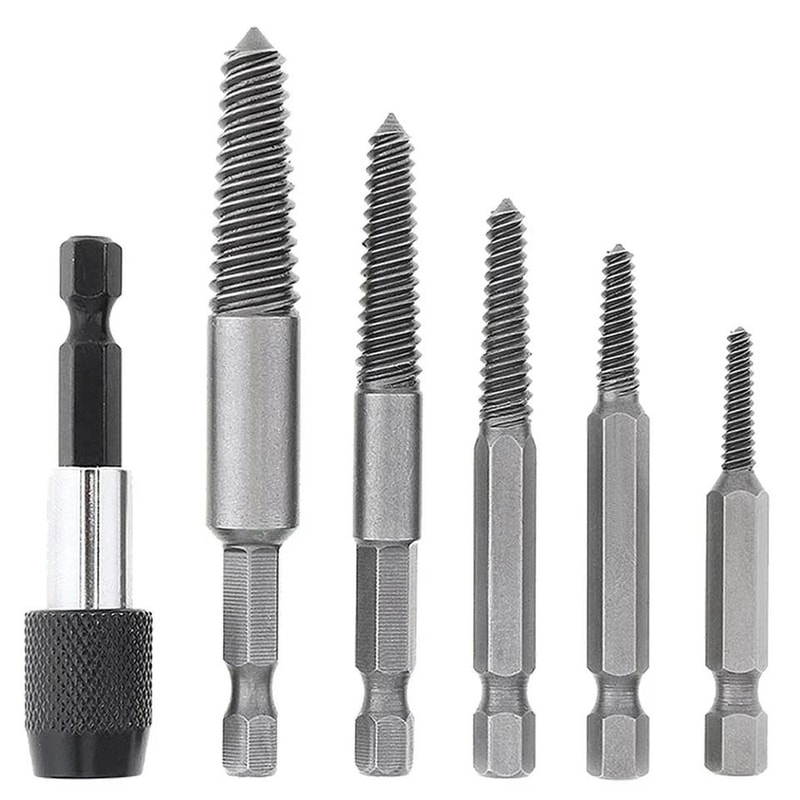 Screw Extractor Set Easy Out Drill Bits For Damaged Screws And Broken Bolts 0