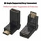 HDMI Right Angle Adapter Male To Female Swivel Connector For Wall Mount TVs And Tight Spaces 3
