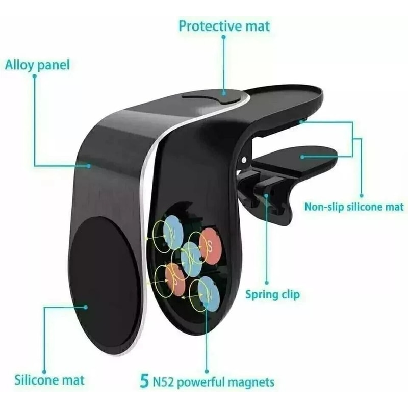 Car Magnet Magnetic Air Vent Stand Mount Holder Universal For Mobile Cell Phone 5
