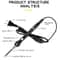 Soldering Iron Kit Adjustable Temperature Electronics Repair Tool Set 3