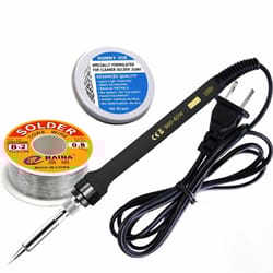 soldering iron kit adjustable temperature electronics repair tool set