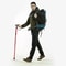 Folding Walking Cane Adjustable Collapsible Travel Cane Lightweight Aluminum Support 0