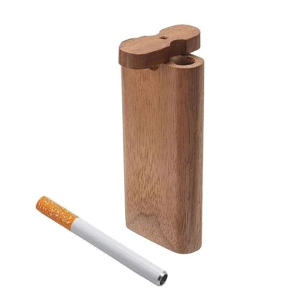 Wooden Dugout One Hitter Kit With Self Cleaning Bat And Poker 0