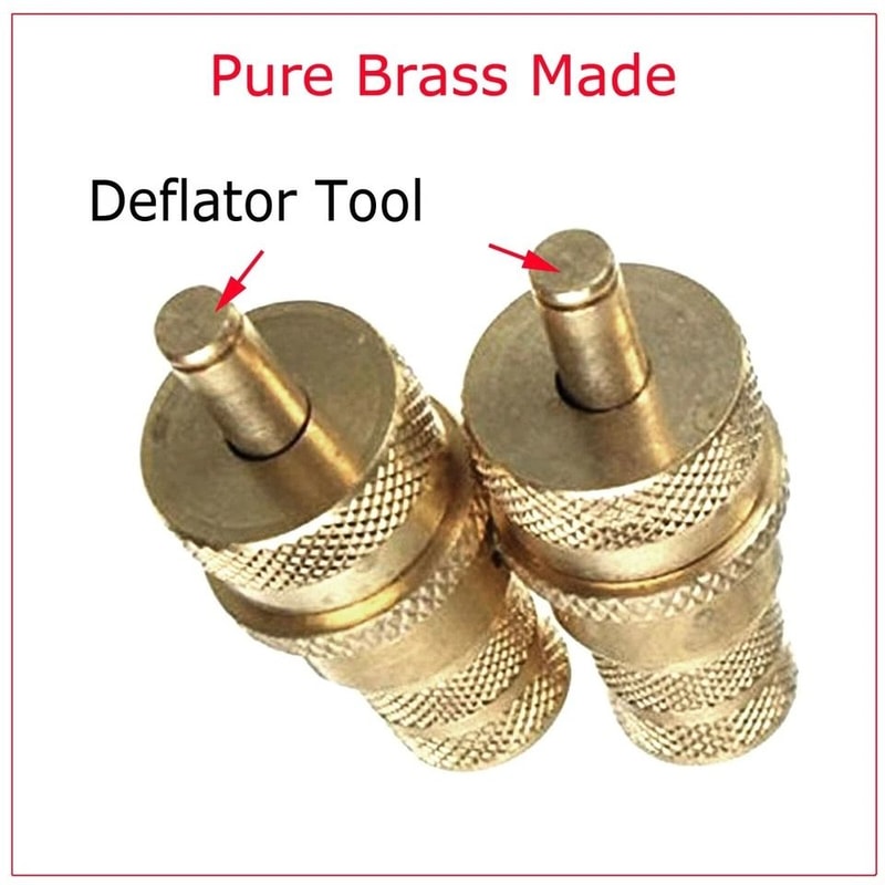 Brass Tire Deflator Kit PSI For OffRoad Air Down 4